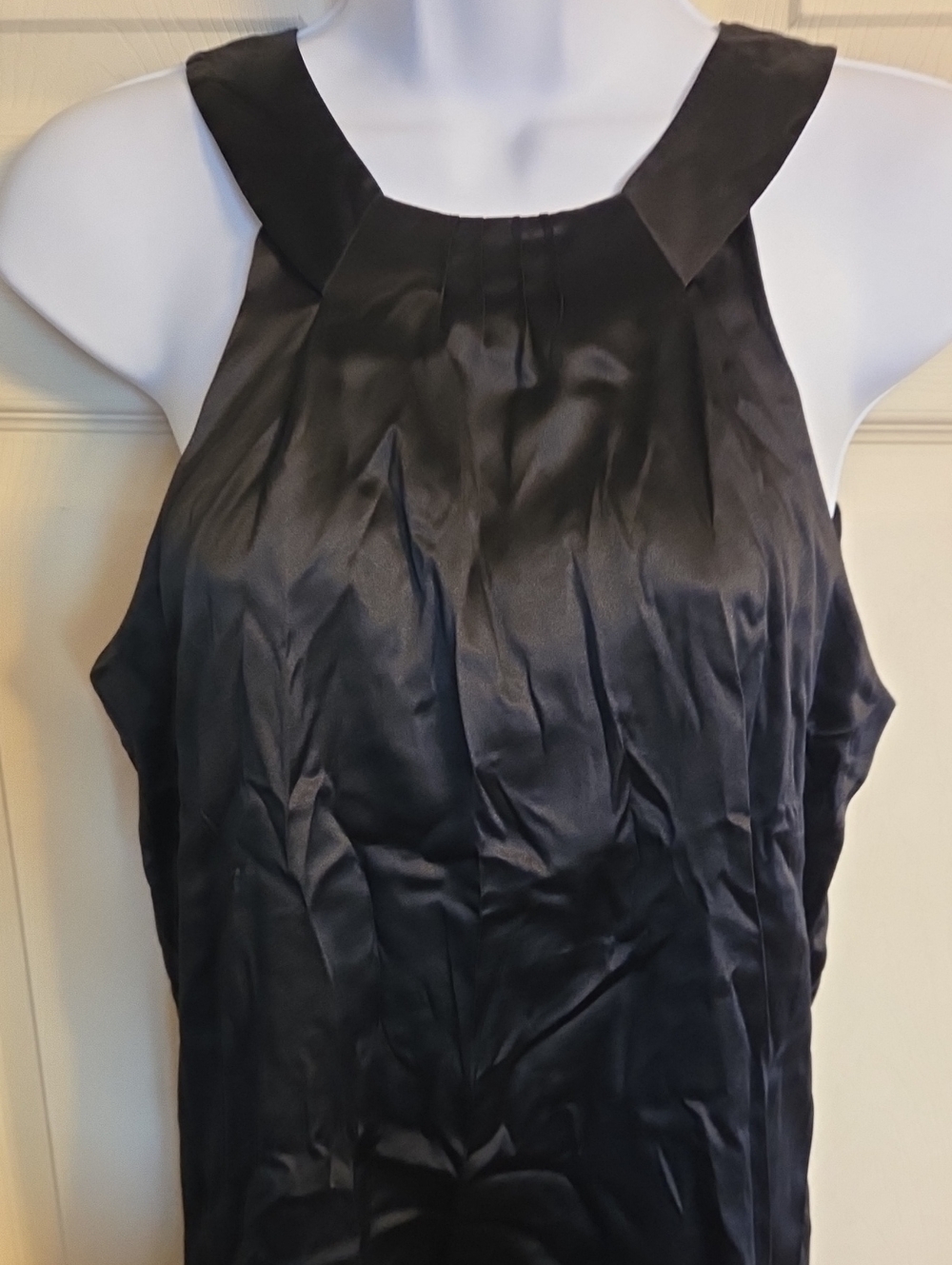 Theory Black Silk Sleeveless Blouse Size Small - Picture 4 of 10
